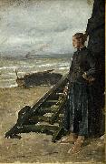 Meunier, Constantin Fishermans Daughter at Nieuwpoort oil